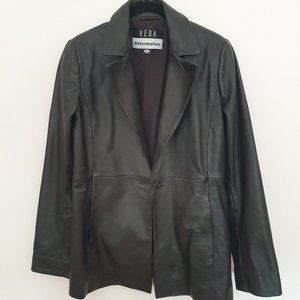 VEDA x Reformation Bowery Leather blazer jacket small